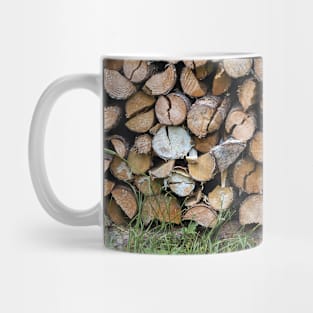 Woodpile photo Mug